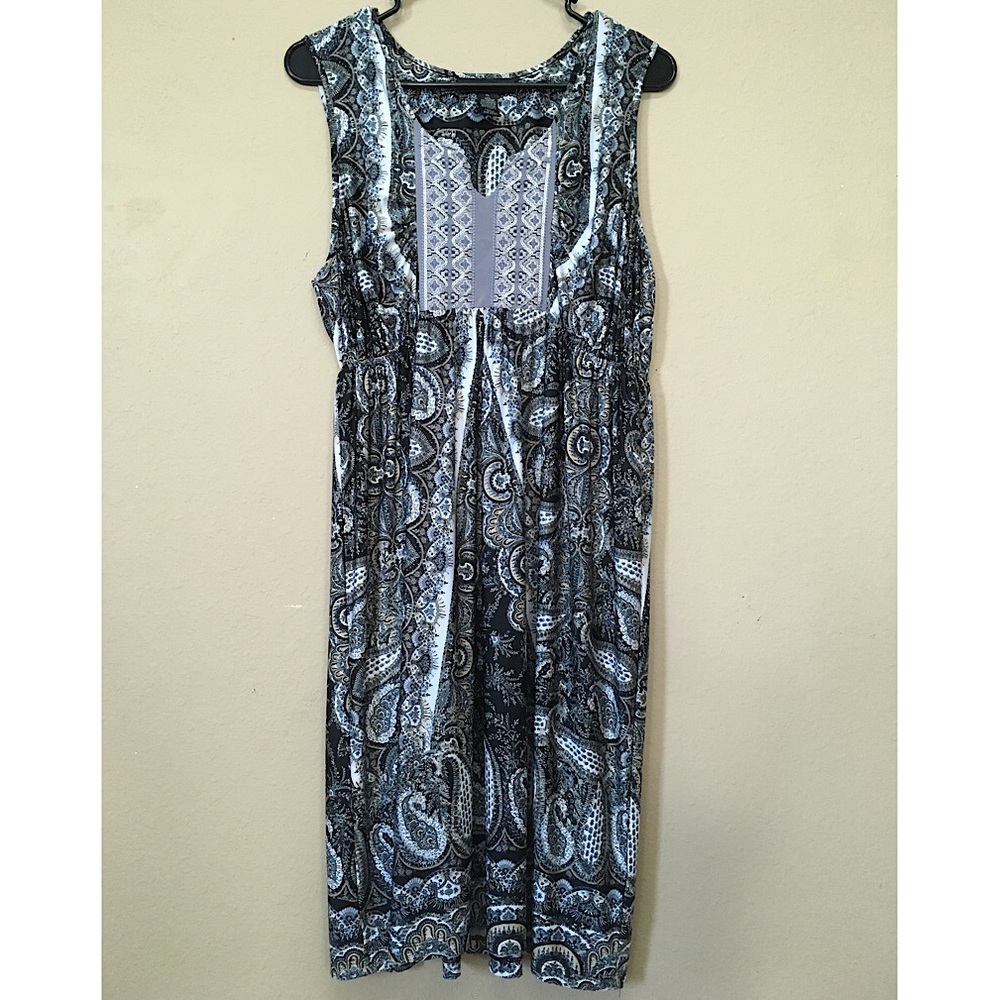 Style and Co Sleeveless Womens Boho Dress size XL